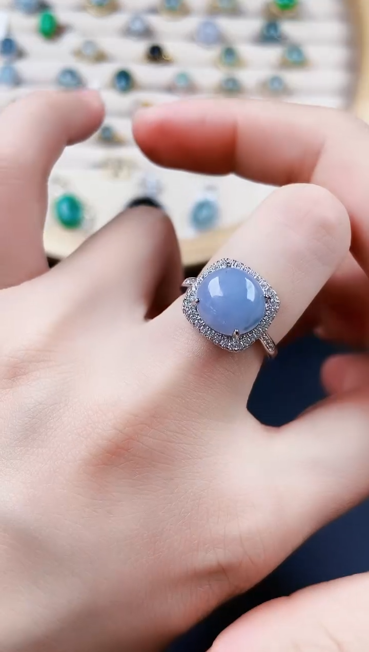 【闪购商品】翡翠戒指银S925镶嵌123124123