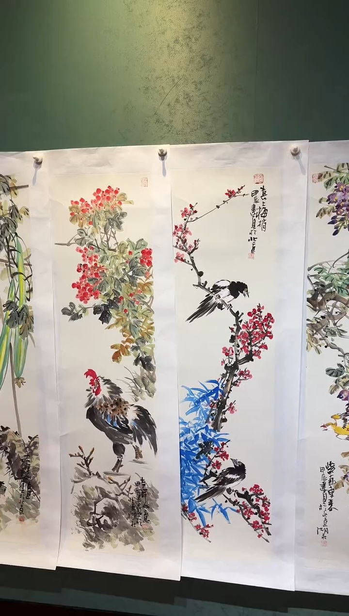 国画周建真老师绘画作品（送印屏）25-4