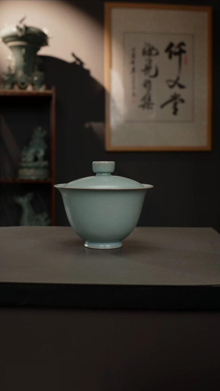 【闪购商品】杯原产地仿古   玉兰三才