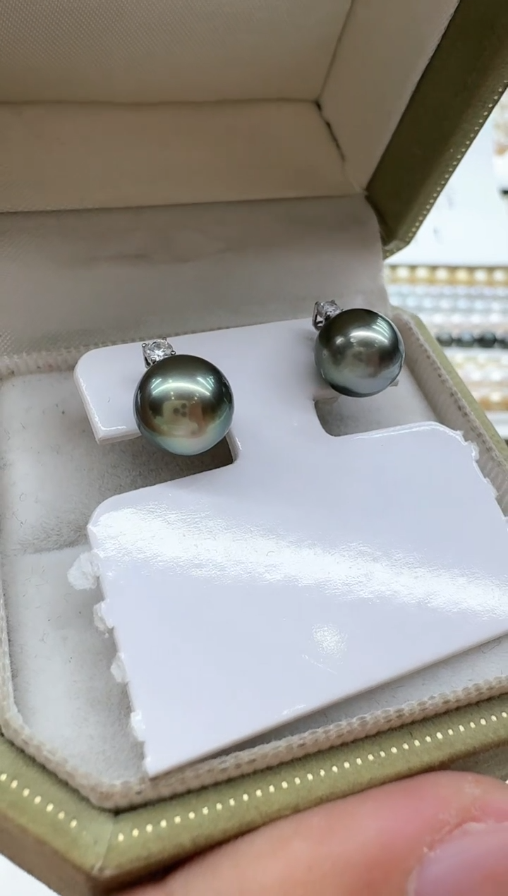 【闪购商品】海水珍珠耳饰18K金镶嵌清货