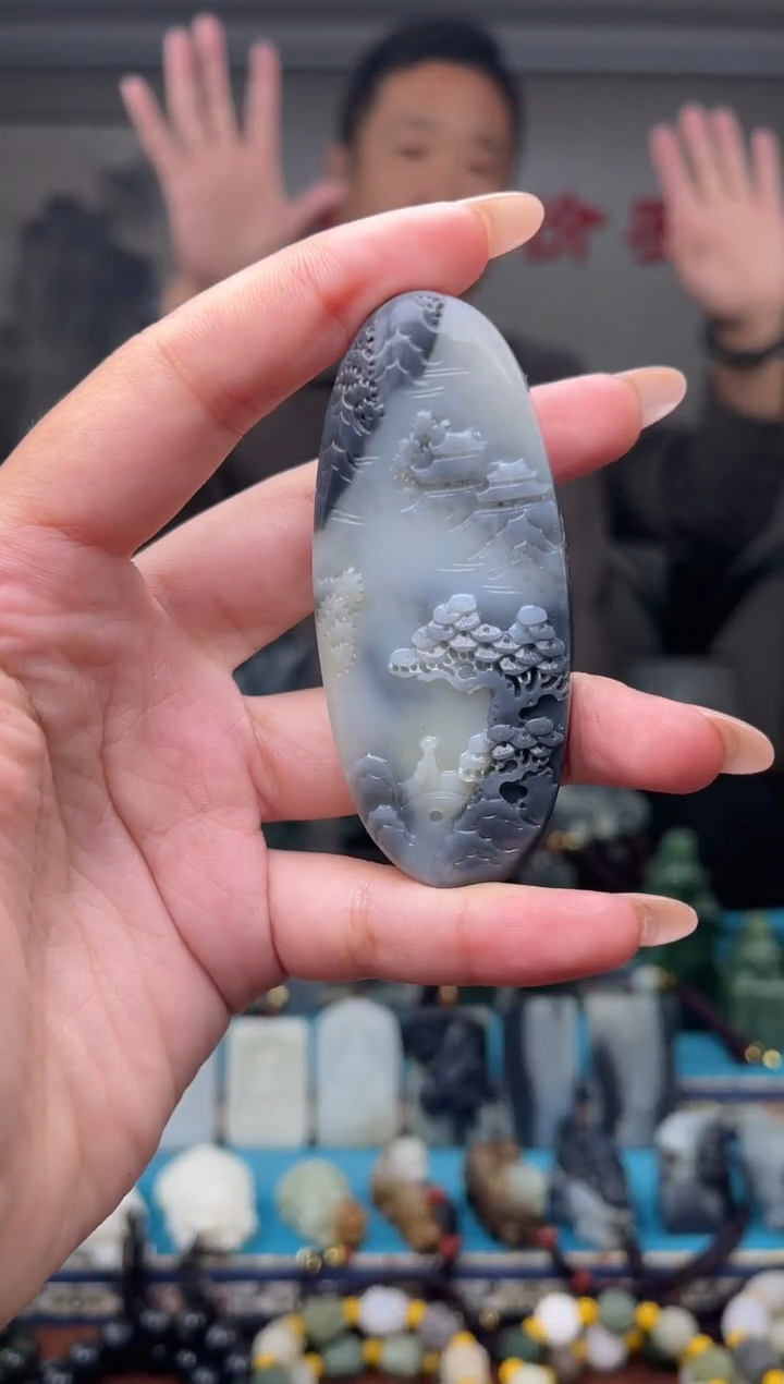 未镶嵌和田玉挂件1