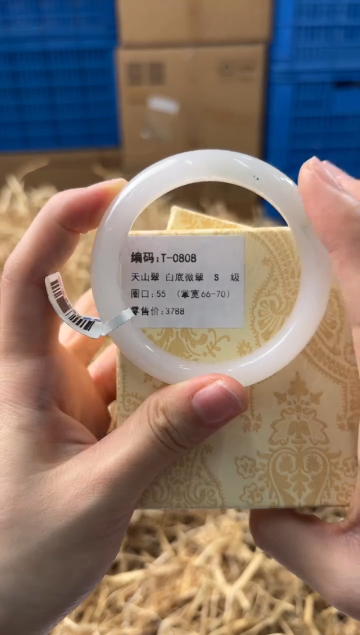 未镶嵌手镯石英质玉T-0808