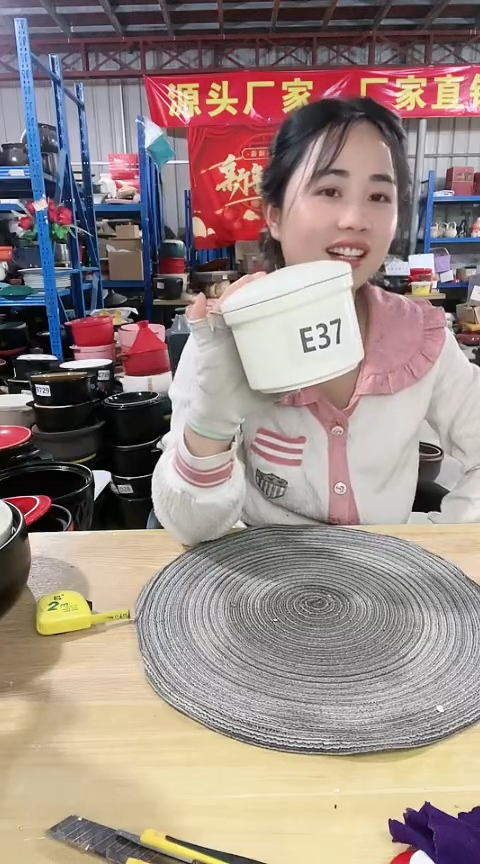 【闪购商品】3910瑕疵白色炖盅2个不可明火