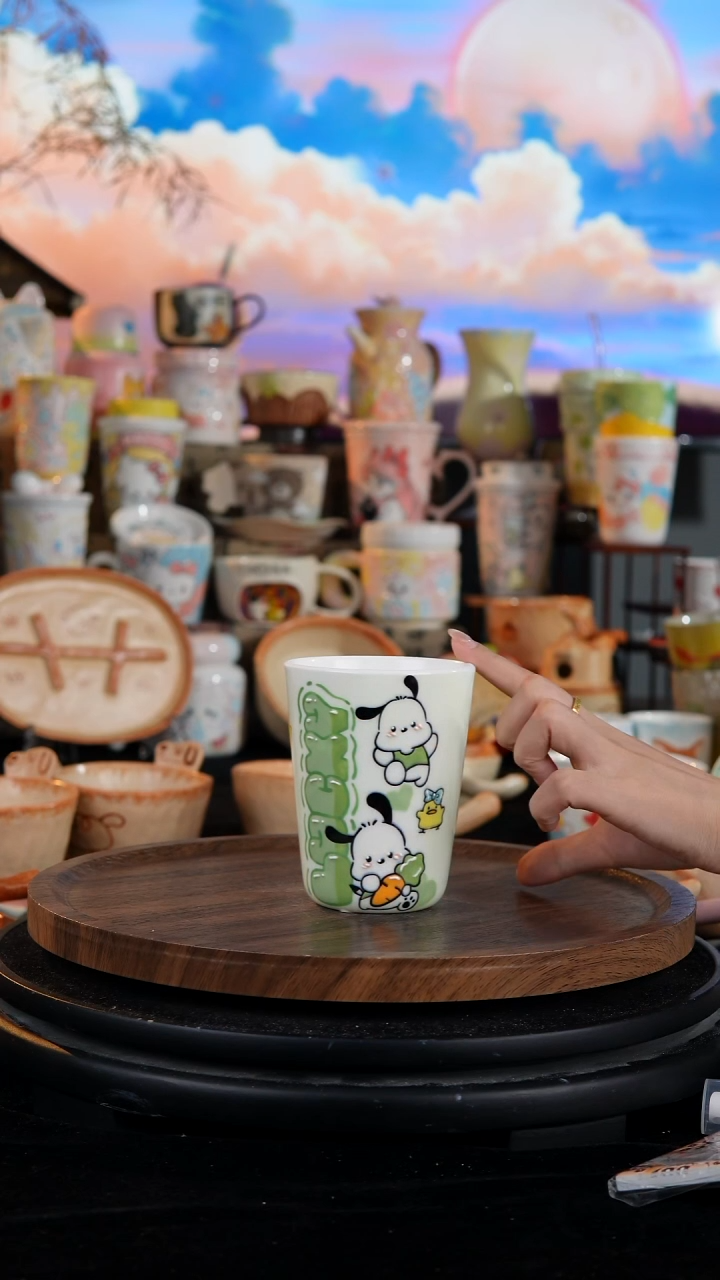 陶瓷便携款手工手绘景德镇陶瓷