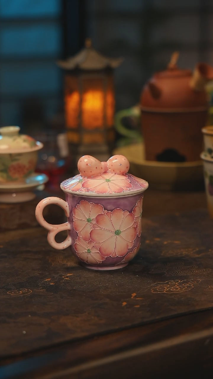 陶瓷景德镇高温釉下彩手工手绘款式