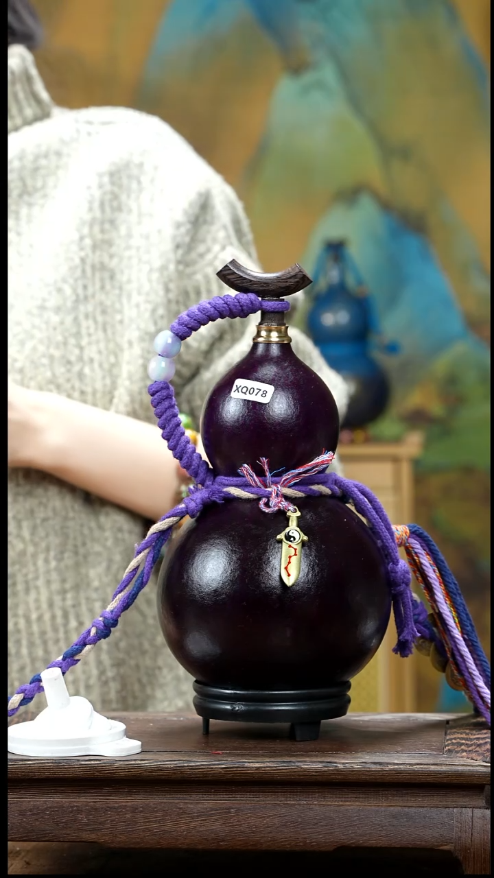 XQ078藏绳款酒葫芦不包手串(一物一拍）（现货现发）