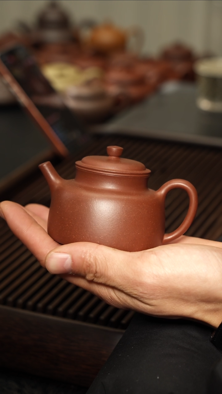 茶壶紫砂半手精工言心完美品台西黑紫泥150cc