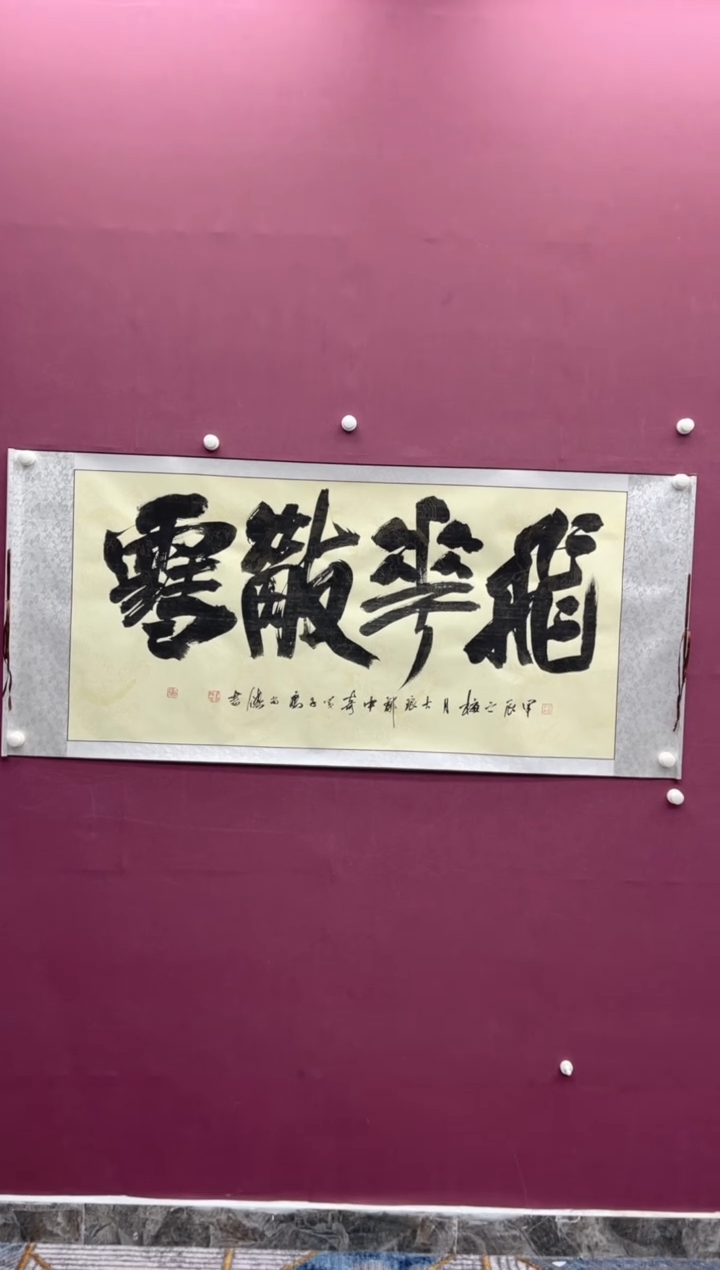 【闪购商品】书法飞花散雪书法作品
