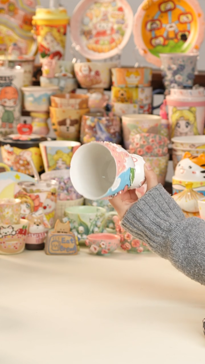 其他陶景德镇釉下彩手绘设计师款陶瓷