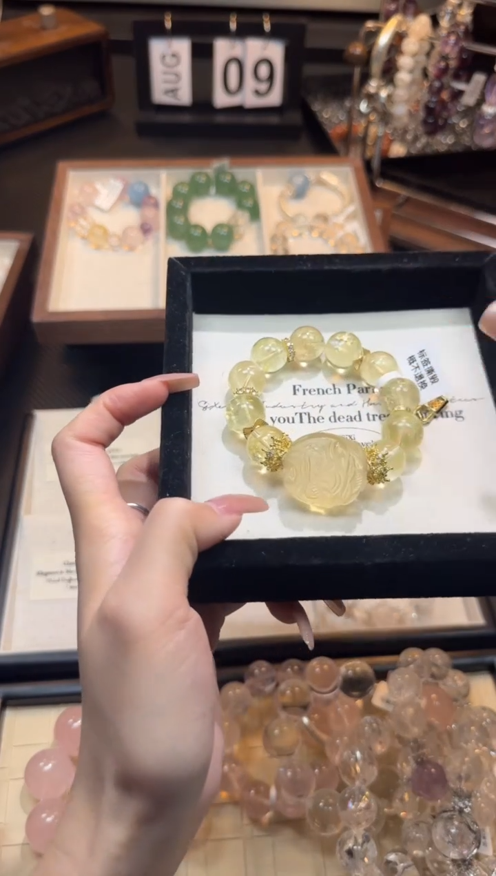 水晶手链未镶嵌天然水晶 多样性发货其一