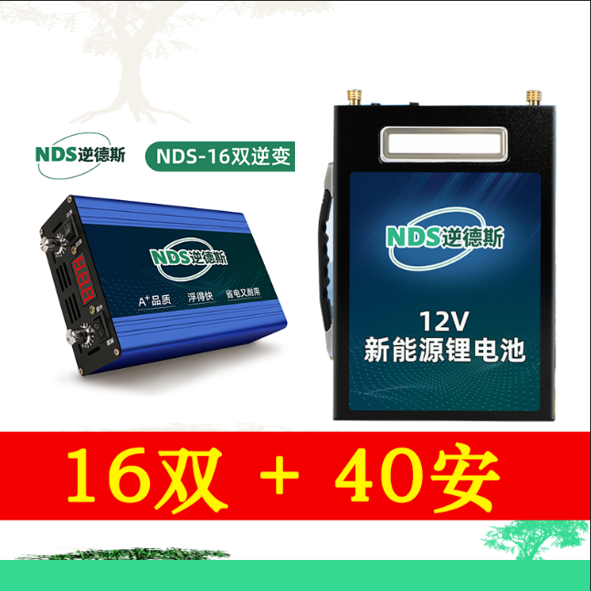 16双+40安(3-5小时、3米范围)户外照明娱乐组合带背包分体套装