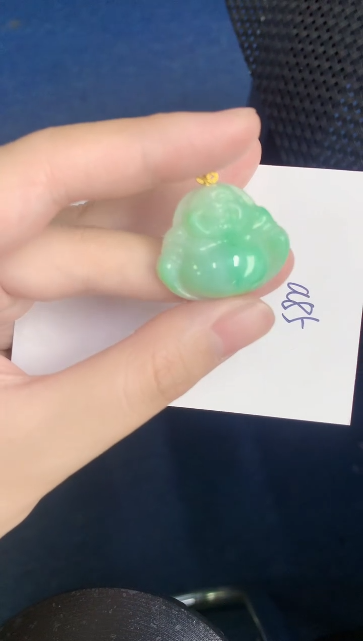 【闪购商品】翡翠颈饰18K金镶嵌000000000