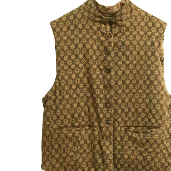 左岸迷香 原创设计【马甲】舒适百搭马甲 休闲文艺保暖秋冬 6009