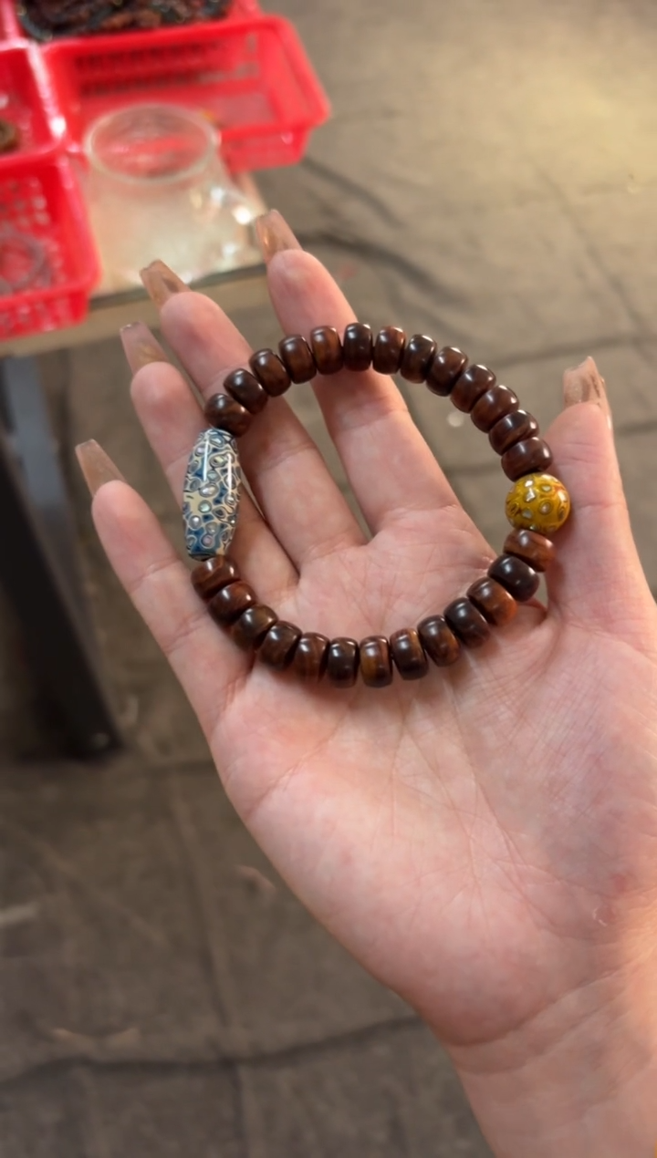 【闪购商品】黄花梨/降香黄檀手串/手链海南黄花梨碧云 