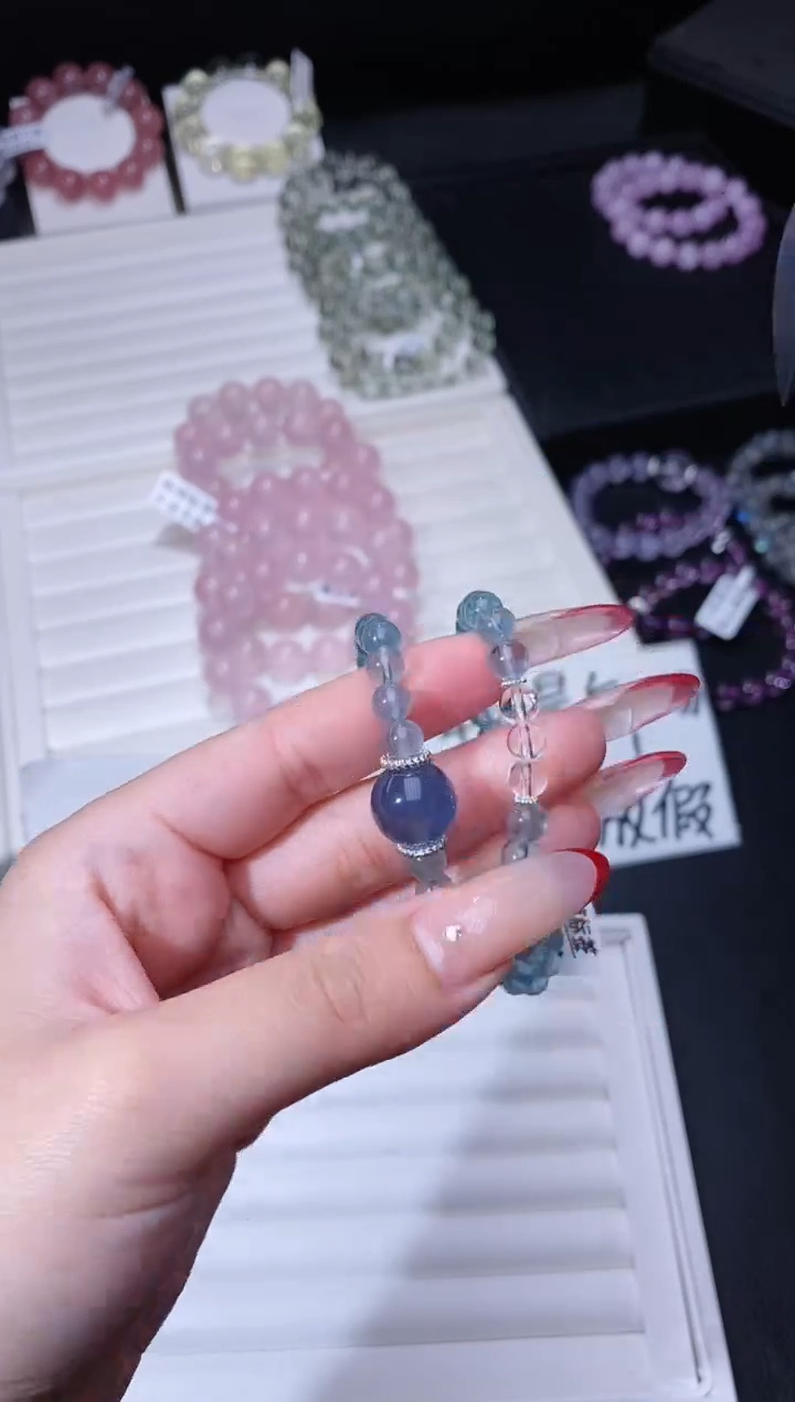 【闪购商品】萤石手链合金124.82手串