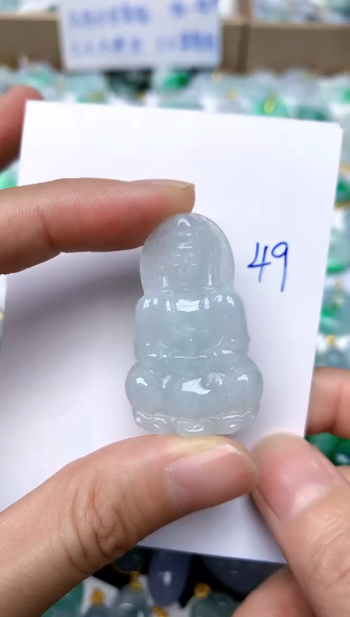 【闪购商品】翡翠颈饰未镶嵌49天然A货翡翠·