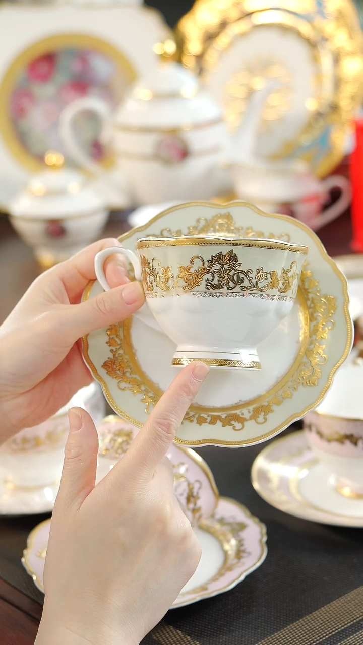 【闪购商品】瓷片200cc咖啡杯碟 福利价