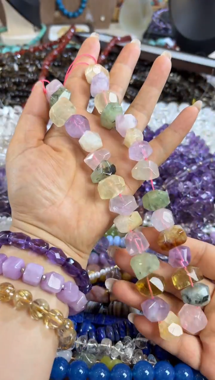 未镶嵌玛瑙/玉髓珠宝半成品多宝随行