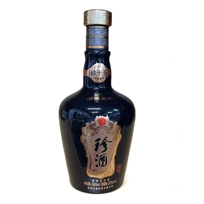 珍酒珍酒珍十五（黑金）53度500ml单瓶装53度500ml