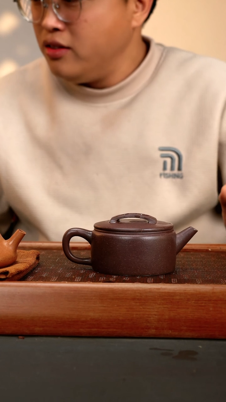 【闪购商品】紫砂茶壶lhb 天青粗砂 汉瓦