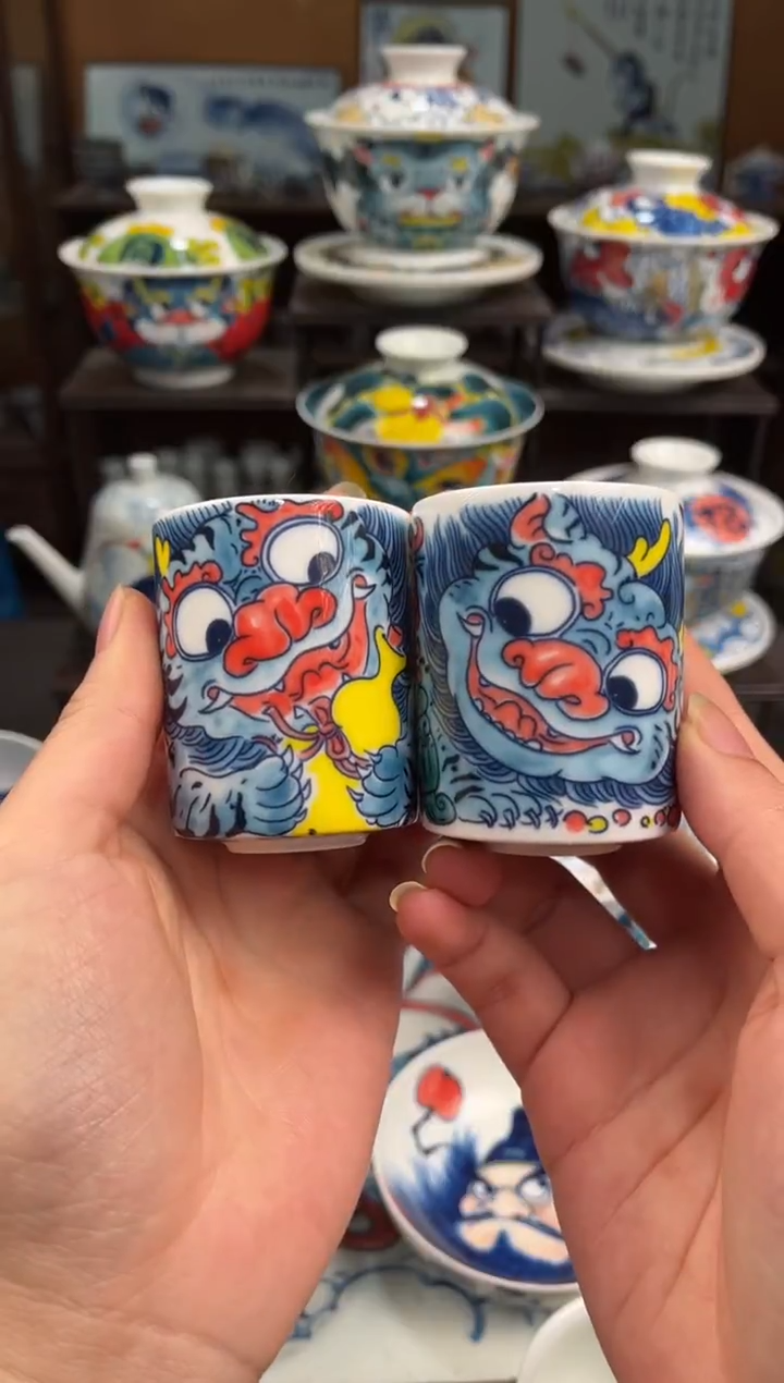 拙明院（微瑕价格）一对扳指杯