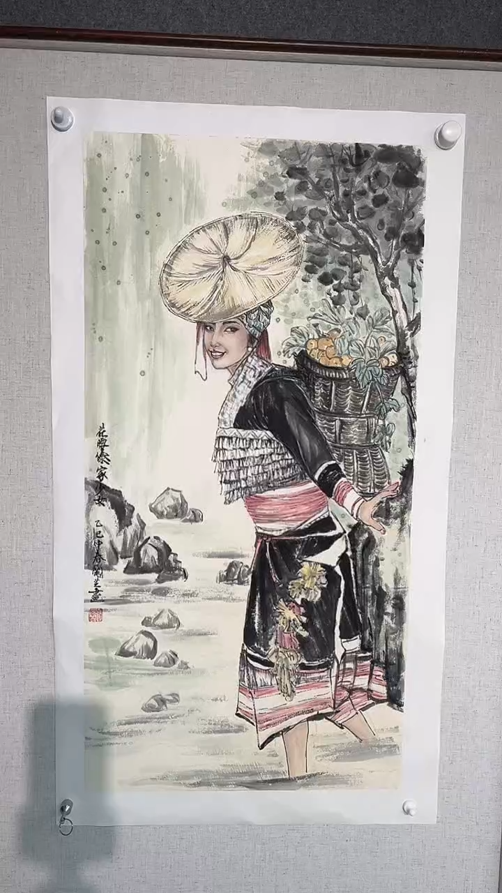 国画张兰芝老师三尺整张