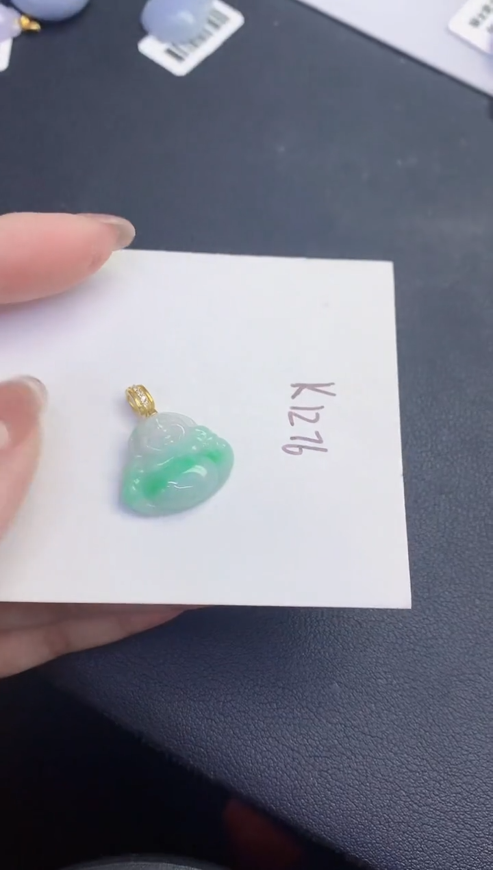 颈饰未镶嵌翡翠缅甸天然翡翠A货