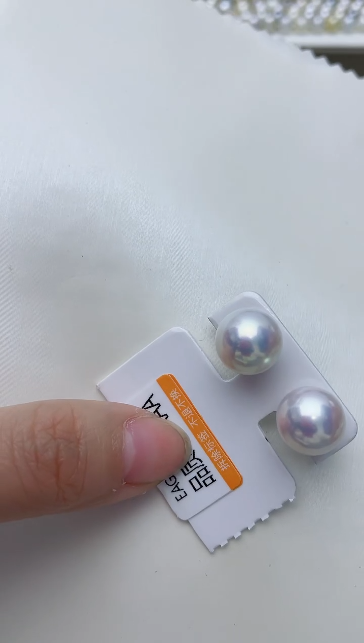 【闪购商品】淡水珍珠耳饰银S925镶嵌A123