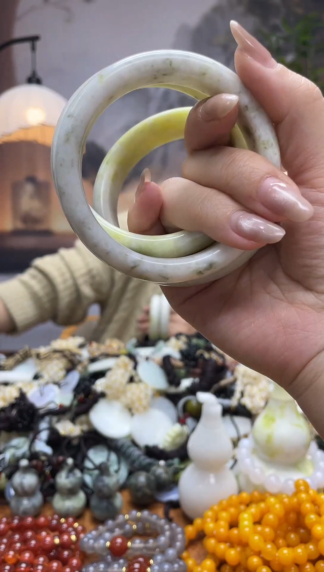 未镶嵌岫玉吊坠阿***生·