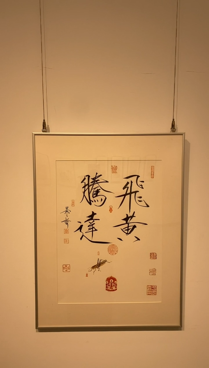 书法cjz草虫书法作品