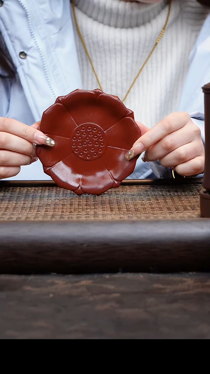 【闪购商品】紫砂茶杯朱泥茶盘