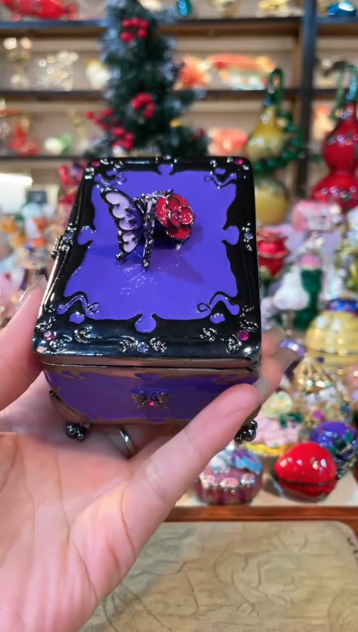 【闪购商品】 珐琅彩精致首饰盒