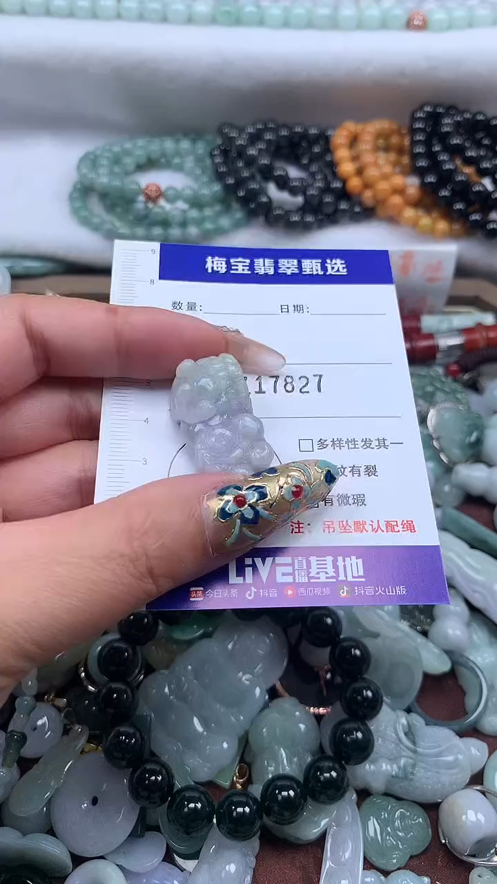 颈饰未镶嵌翡翠福利不退换，介意别拍