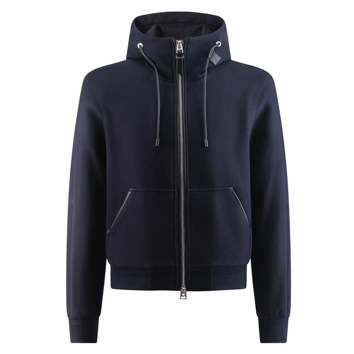 2025秋冬新款男士羊毛经典时尚百搭潮流休闲连帽帅气夹克保暖外套