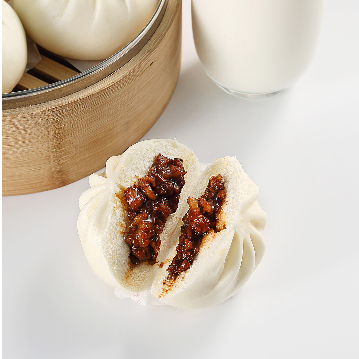 广式早茶蜜汁叉烧包美味家庭早餐冻品速冻点心璟盛包点