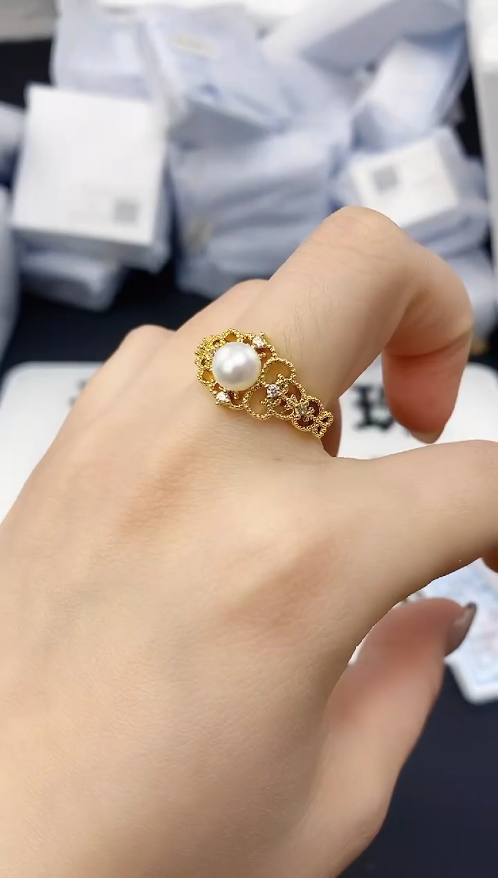 未镶嵌耳饰淡水珍珠jz1003