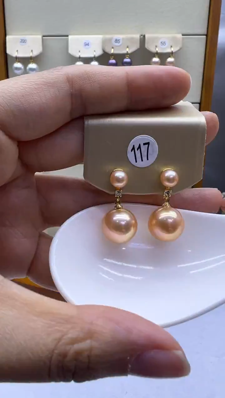 未镶嵌耳饰淡水珍珠117
