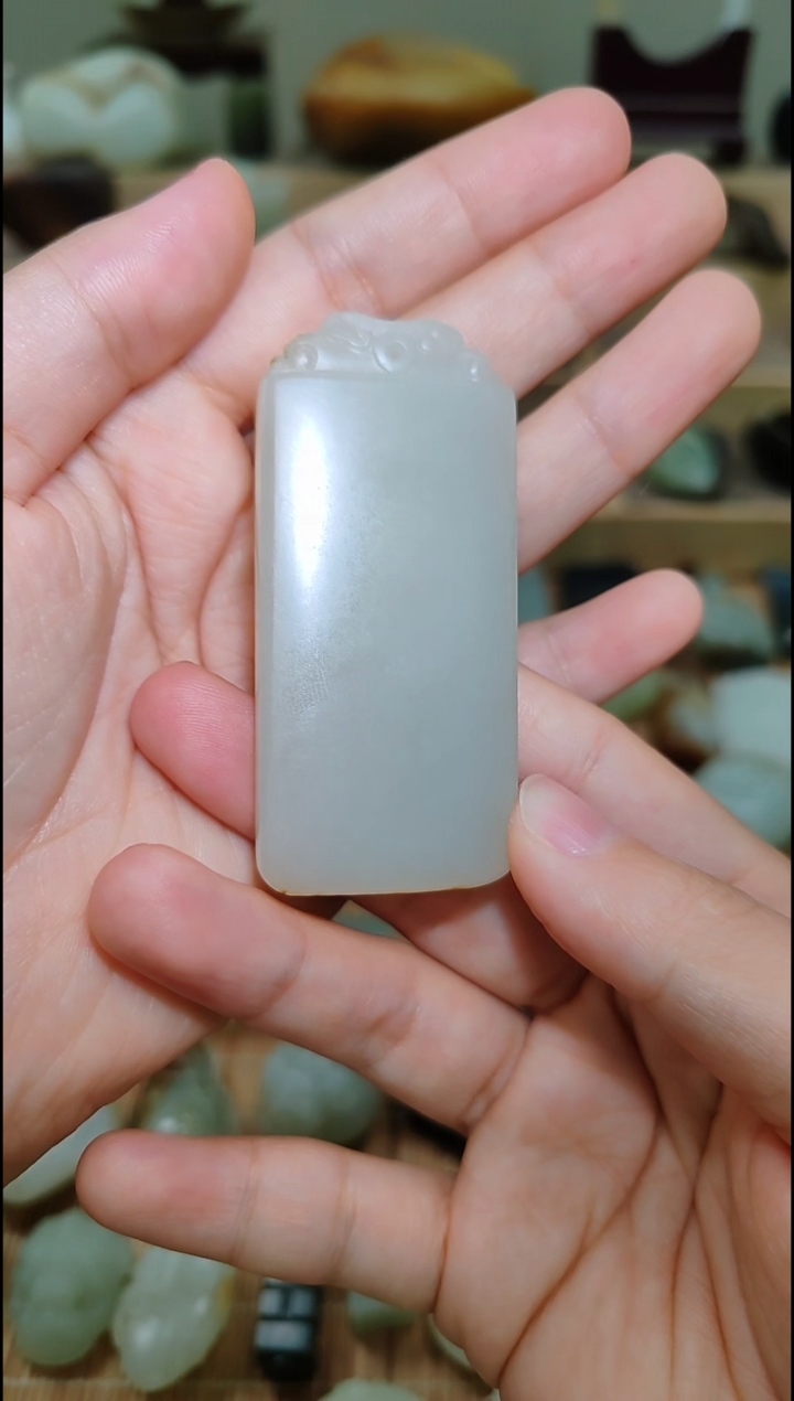 【闪购商品】和田玉挂件未镶嵌新疆和田玉平安牌挂件