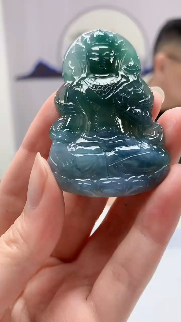 【闪购商品】定制翡翠未镶嵌5152zm-毛货挂件69人物
