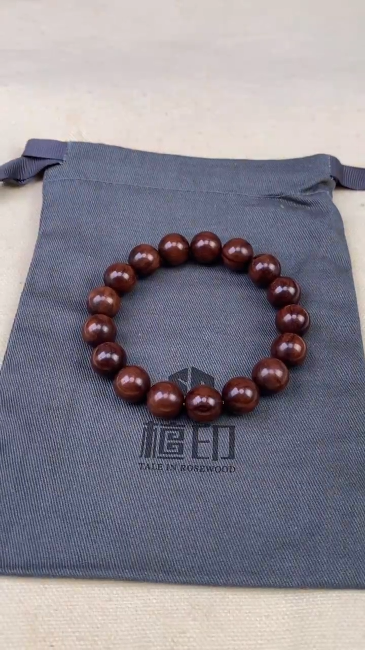 【闪购商品】黄花梨/降香黄檀手串/手链黄花梨 1.2