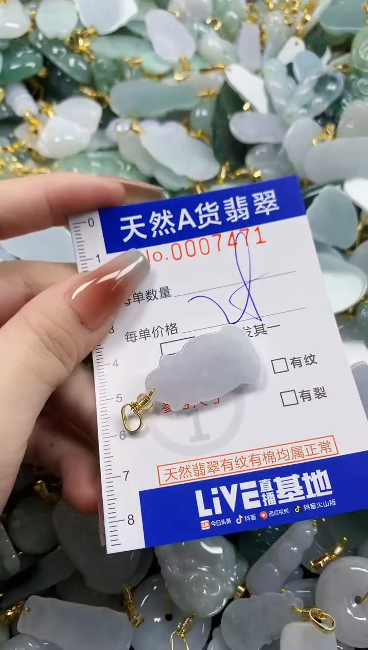 颈饰未镶嵌翡翠天然A货翡翠