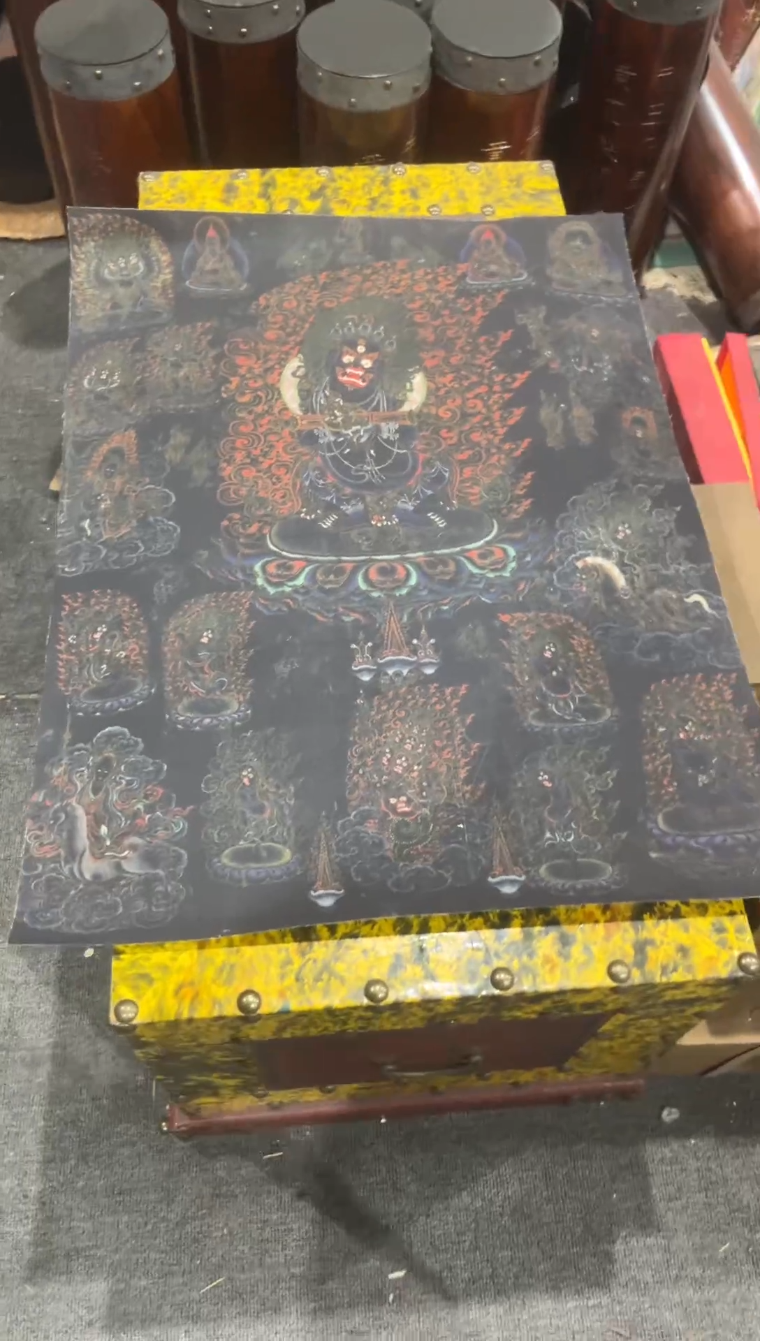 装裱画东东唐卡tk16