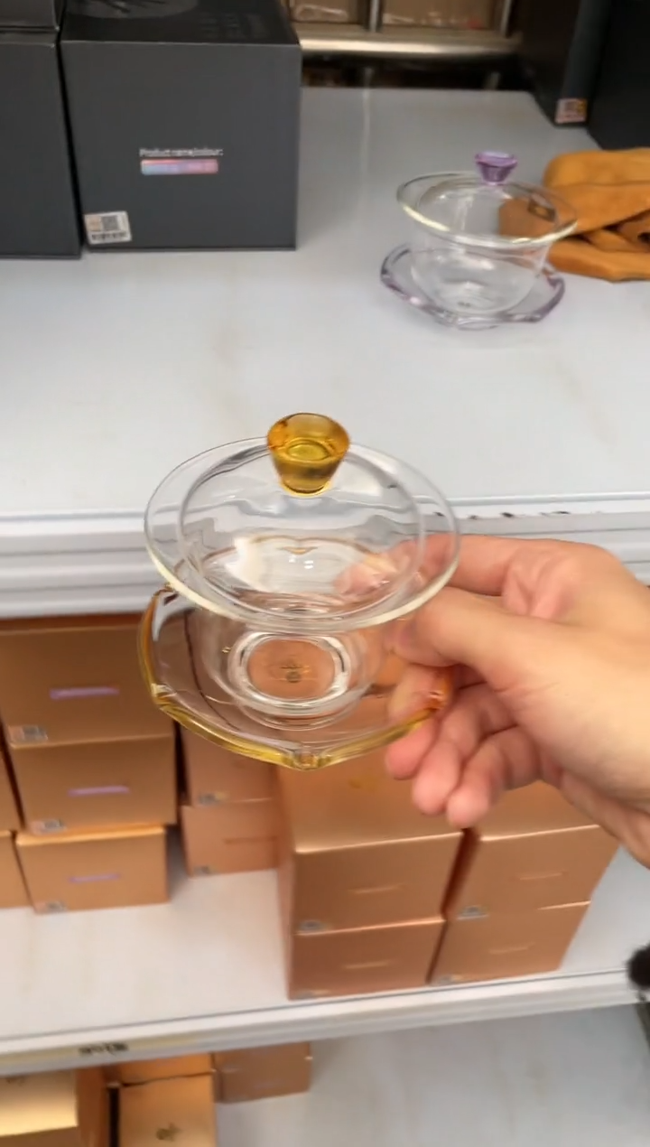 【闪购商品】禾荷盖碗浅黄色。。。。