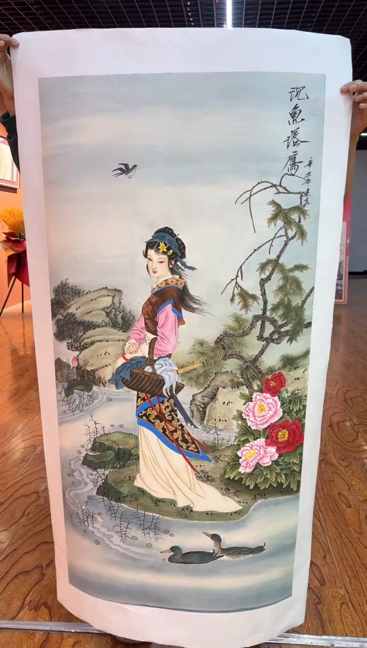 【闪购商品】国画周建真老师绘画作品14-96