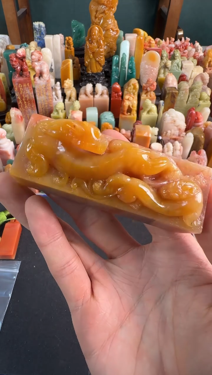 【闪购商品】青田石印石编号编号8635