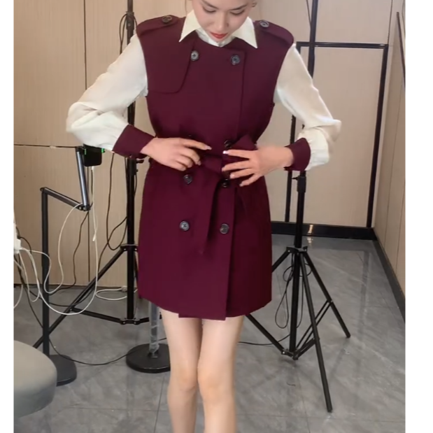 2025春季新款修身显瘦百搭套装复古田园风两件套CY201902