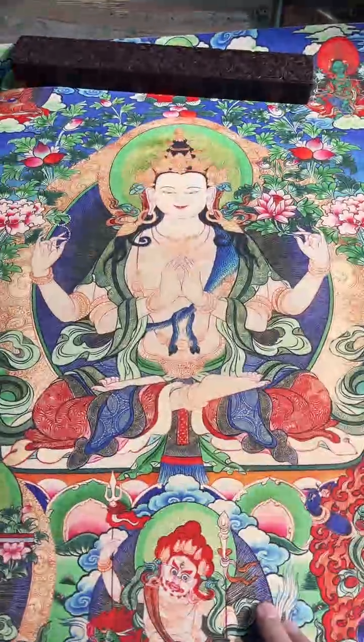 卷轴画曦曦的唐卡tk160