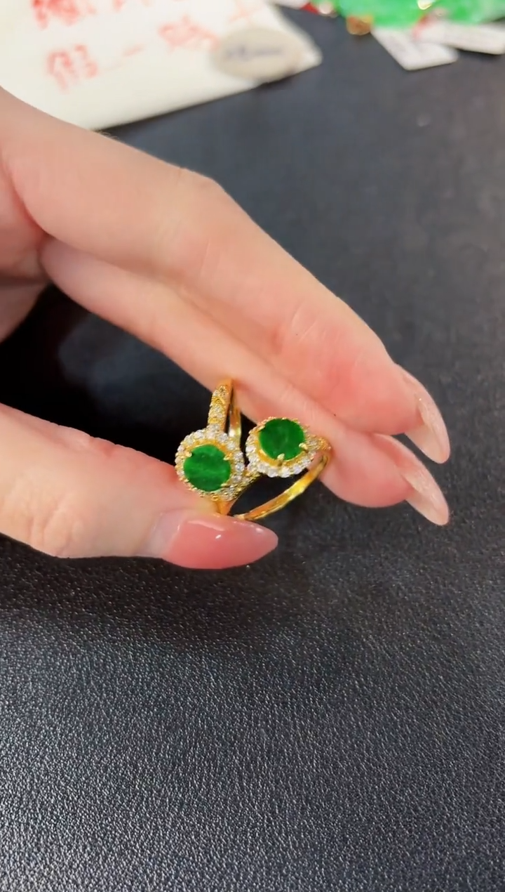 【闪购商品】翡翠戒指未镶嵌缅料A货/多样性发货/一件