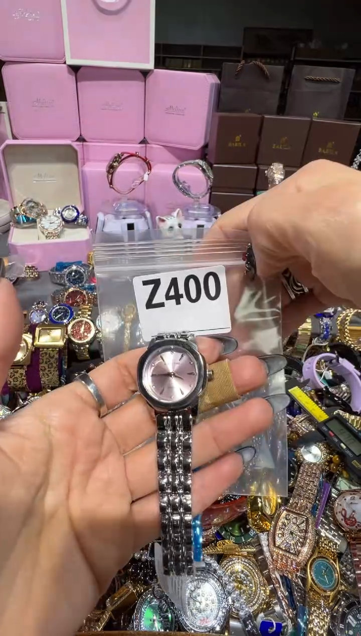 石英机芯不锈钢不锈钢直播定闪专用