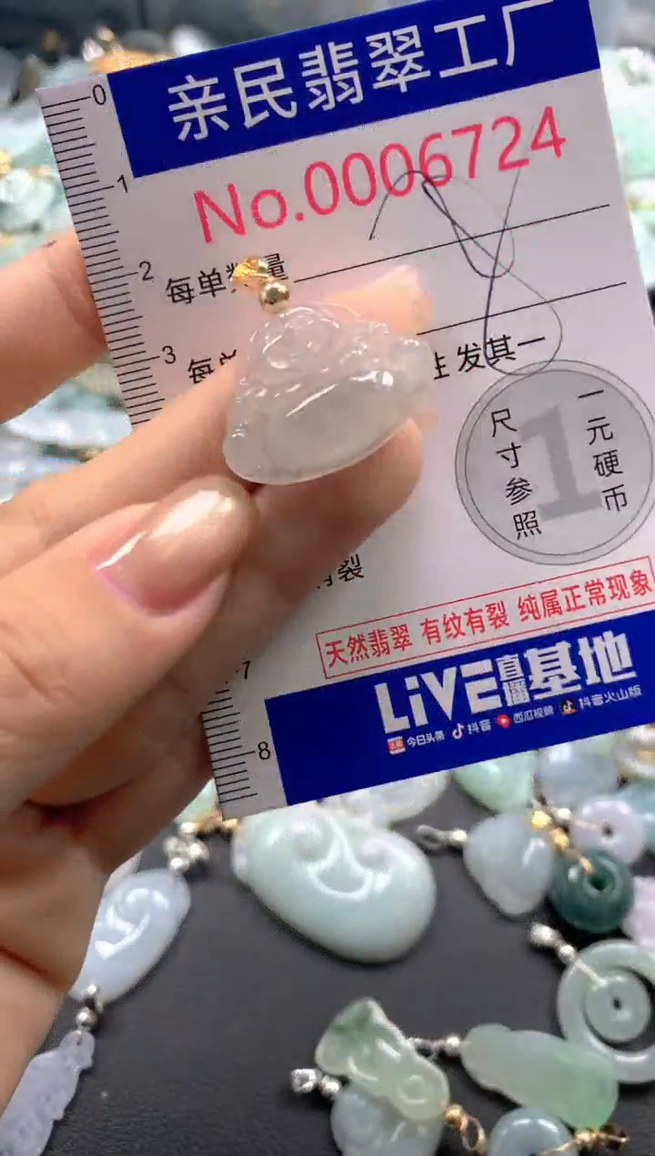 颈饰未镶嵌翡翠6724